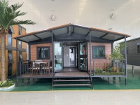 Villa de luxe en conteneur très demandée, extensible, panneau sandwich préfabriqué, bâtiment de bureaux, installation rapide pour un style moderne