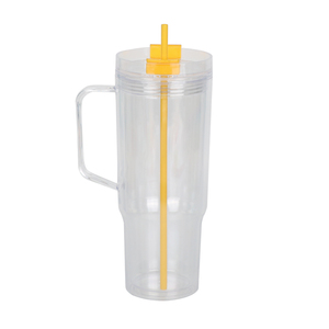 Personnalisé 40oz boule à neige double paroi en plastique acrylique <span class=keywords><strong>café</strong></span> tasses de voyage tasses avec couvercles colorés paille et bouchon en silicone - Product Image 3