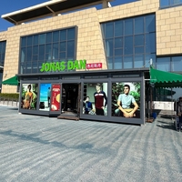 Café conteneur modulaire préfabriqué de Chine de 20 pieds et 40 pieds à construction rapide Sinoy avec cadre en acier galvanisé Design moderne et installation rapide
