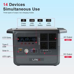 Se Aceptan Pedidos de Muestra, Venta al por Mayor de Generadores Solares ABS LiFePO4 de 300W, 600W, 1000W, 1500W, Sistema de Almacenamiento de Energía, Estación de Energía Solar - Product Image 2