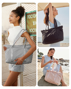 Women Tote <b>Bag</b> with Zipper <b>Nurse</b> Shoulder Handbag Work Tote with Compartments Shopping <b>Bag</b> - Product Image 6