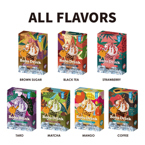 Matcha Flavor Frozen Instant Boba Kit <b>Box</b> Drinks Boba 65g 24 Months Labor <b>Saving</b> Easy Operation For Corporate Staff Pantries - Product Image 6