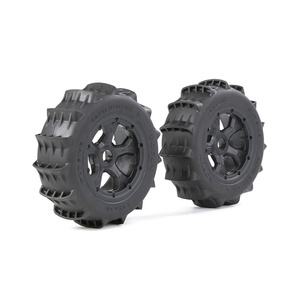 Pneus arrière pour buggy RC HPI <span class=keywords><strong>BAJA</strong></span> <span class=keywords><strong>5B</strong></span> 2e génération 185x80 ROFUN 855691, roues en plastique, jantes à pagaies pour monster truck à l'échelle 1/5, course sur route et dunes - Product Image 5