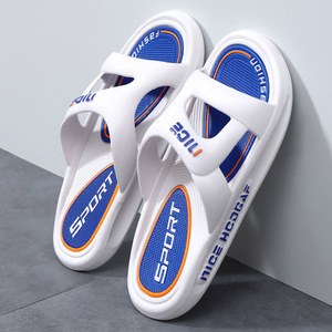New Design Pvc Cushioning Home <strong>Slippers</strong> Non-Slip Sandals Summer Beach Thick Sole <strong>Slippers</strong> for Men Sandals - Product Image 3