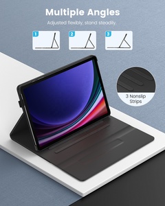 Moko Cao Cấp PU Máy Tính Bảng Trường Hợp Có Thể Điều Chỉnh Đa Góc Gấp Đứng Folio Bìa Đối Với Samsung Galaxy Tab S9 Cộng Với 2023 12.4 Inch - Product Image 6