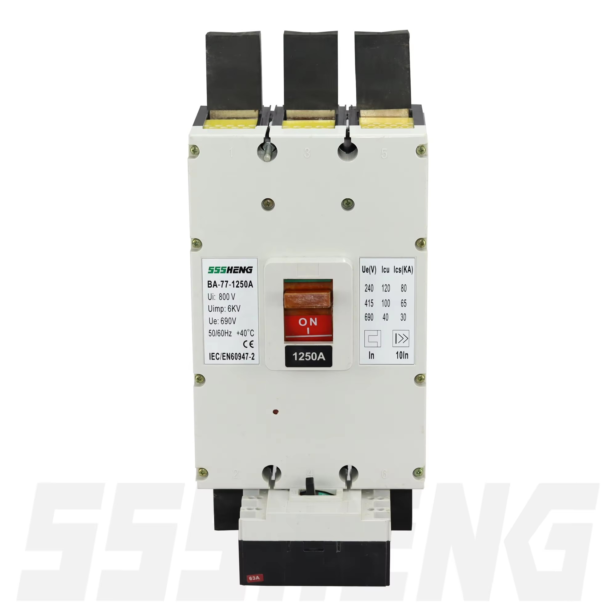 BA-99M BA88 VA-77-1600a MCCB 3P 1600A 65kA BA307 автоматические выключатели BA77-1250B выключатели BA67-43-NM1-1600
