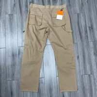 BAWANGCHENG 2026 Celana Cargo Pria Hip Hop Terlaris Ukuran Besar Kancing Tengah Tahan Air Anti Kusut Bahan Katun Bernapas Pewarnaan Garment