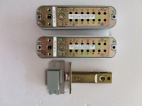 Serrure à code en alliage de zinc sans cylindre, ensemble de serrures à code d'accès pour porte de portail, serrures sans clé