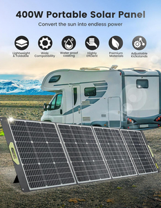 400W Portable Foldable Solar Panel Charger Compatible with 40V Solar Power Station <b>Generator</b> for RV <b>Camping</b> Household Use - Product Image 3
