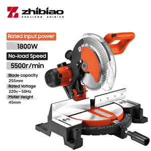 Scies <span class=keywords><strong>à</strong></span> onglets coulissantes multi-coupe ZB 255mm 1800W <span class=keywords><strong>pour</strong></span> le travail du bois - Product Image 1