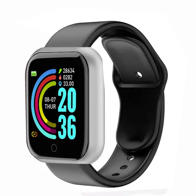 D20 Smart Watch Men Sport Fitness Tracker Blood Pressure Heart Rate Monitor Y68 Women Bracelet For Android IOS Xiaomi Kids