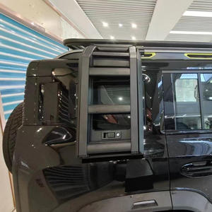 Escalera Lateral de Techo de Aluminio Negra Mate Atornillable para Jetour Traveller T2 2023-2026, Piezas de SUV al por Mayor - Product Image 3