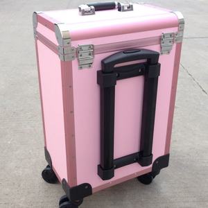 Maletín de Maquillaje Profesional LE, Maleta de Viaje con Ruedas de Gran Capacidad, Estuche de Cosméticos, Carro de Belleza para Uñas, Tatuajes y Manicura - Product Image 4