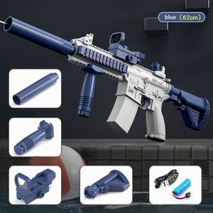 Pistolet à eau électrique entièrement automatique d'été, rechargeable, longue portée, tir continu, jeu de fête spatiale, jouet pour enfants, cadeau pour garçon - Product Image 2