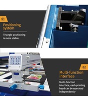 Máquina de Serigrafía Ovalada Automática de 10 Cabezales, Impresora Rotativa Ovalada para Textiles, Impresora de Serigrafía Multicolor para Camisetas y Prendas