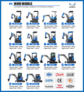 Excavadora NIMBUS con Certificación EPA de 3 y 4 Toneladas, Cabina Mini Estable con Calefacción y Aire Acondicionado, Adaptable a Múltiples Escenarios - Product Image 6