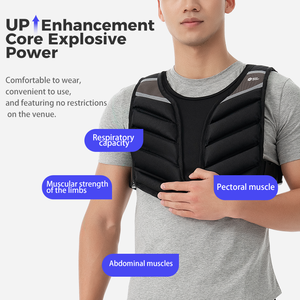 समायोज्य सैंडबैग वजन बनियान यूनिसेक्स नायलॉन भारी शुल्क भारित प्रशिक्षण गियर - Product Image 2