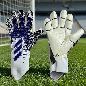 Soccer Goalkeeper <b>Gloves</b> Latex Palm Goalie Training <b>Gloves</b> Anti Slip <b>Grip</b> Finger Protection Adult Kids Football Gear - Product Image 3