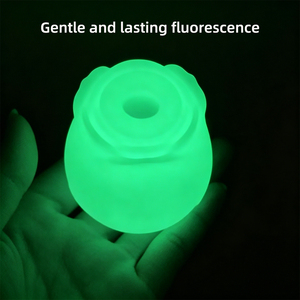 Vibrador de Clítoris con Forma de Rosa, Juguete Sexual para Mujeres, con Luz que Brilla en la Oscuridad, Estimulador de Pezones - Product Image 5