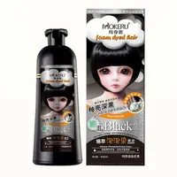Mokeru bottiglia da 400ml con nessun effetto collaterale shampoo per capelli Smalto scuro shampoo capelli neri in tinture per capelli dalla thailandia