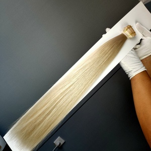 ผมต่อแบบเทปคุณภาพสูง 100% ผมแท้จากรัสเซีย แบบ Double Drawn  มองไม่เห็นรอยต่อ  พรีเมียม - Product Image 2