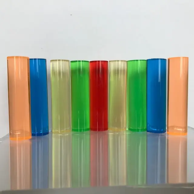 High Quality Acrylic Rods Custom Size Color Acrylic Tubes Polished High Transparency Acrylic Rods Tubes