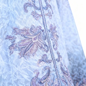 Nouvelle robe Abaya élégante en mousseline de soie décontractée moderne au quotidien avec des strass thermocollés pour femmes musulmanes - Product Image 2