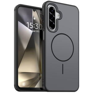 Funda para teléfono Samsung A17, simple, magnética, con tacto de piel, de cobertura total y a prueba de golpes. - Product Image 3