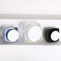 Conteneur en acrylique pour soins de la peau de 5 g et 10 g avec décoration personnalisée pour crème, baume et marques cosmétiques