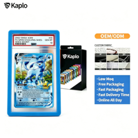Protector de Tarjetas Kaplo de Color Sólido, Funda Protectora para Tarjetas Deportivas y de Colección con Clasificación PSA