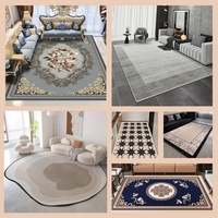 Tapis de salon en fausse fourrure cachemire style turc, lavable, résistant à la saleté, antidérapant, facile d'entretien, très vendu