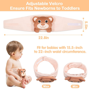 Alivio de cólicos y gases para bebés Almohadilla térmica para bebés personalizada Envoltura de barriga calentada para alivio del vientre de recién nacidos - Product Image 4