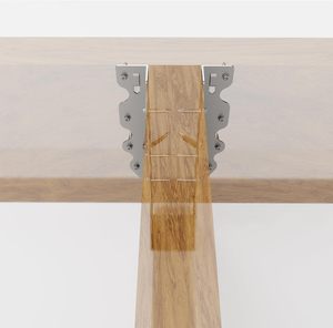 Cintre de solive 2x4 Q235B Cintres de solive à montage facial en acier Ceilling Hurricane Ties Rafter Brackets for Floor Deck - Product Image 6