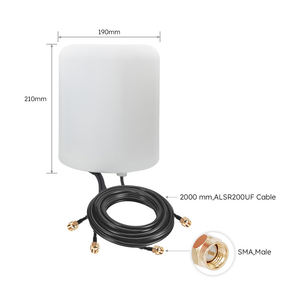 Antena direccional 5G 4x4 MIMO de alta ganancia 7dBi 600-6000MHz <span class=keywords><strong>SMA</strong></span> conector impermeable al aire libre para <span class=keywords><strong>Smart</strong></span> City IoT - Product Image 1