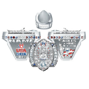 ของที่ระลึกทำจากโลหะผสมแหวนวันครบรอบขององค์กรตามสั่ง - Product Image 4