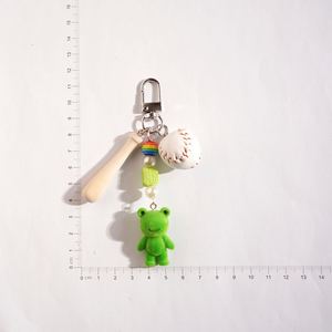 Nouveau porte-clés pendentif ours en peluche DIY, breloque de sac créative et personnalisée pour les couples et les meilleurs amis, cadeaux pour sacs et porte-clés - Product Image 4