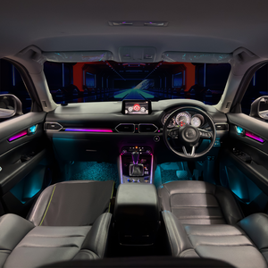 Para Mazda CX5 personalizado 12V LED neón luces ambientales nueva modificación <span class=keywords><strong>Interior</strong></span> del coche Symphony lámpara LED Auto iluminación <span class=keywords><strong>Interior</strong></span> LHD RHD - Product Image 5