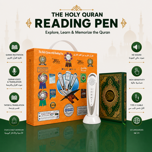 Low Price Islamic M9 Manufacturer Rechargeable Battery Digital Holy Al Quran Reading Pen M9 With Word by Word Function