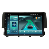 Android 13 Car-play & Android Auto pour Civic 2015-2020 Navigation GPS DSP pour 5.4 5G+2.4G WIFI6 1 an OBD2