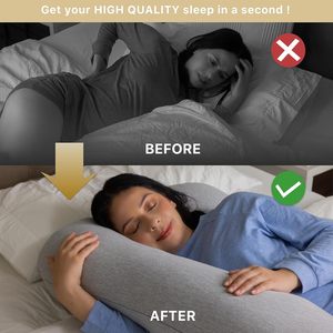 Cuscino grigio per maternità a forma di U e Must per la <span class=keywords><strong>gravidanza</strong></span> per dormire - Product Image 2