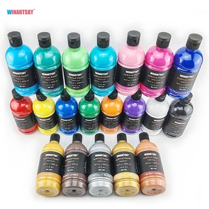 Khuyến mãi nóng! Bộ sơn acrylic chất lượng cao 21 màu (mỗi màu 500ml), sơn thủ công không độc hại dành cho vẽ tranh DIY - Product Image 2