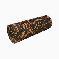 Roller busa pijat otot mini silinder ringan dan tahan lama ukuran 5,3x15cm untuk gym, rumah, fisioterapi, yoga, pilates, dan latihan.