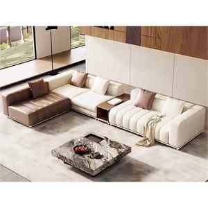 4 posti gambe in metallo legno struttura alta resilienza spugna <span class=keywords><strong>soggiorno</strong></span> divano divano - Product Image 4