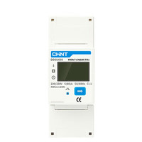 Compteur d'énergie monophasé Chint DDSU666 sur rail DIN, compteur kWh pour la maison