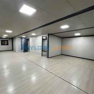 บ้านสำเร็จรูปขนาดเล็ก 2-4 ห้องนอน แบบพับได้ ขยายได้ บ้านคอนเทนเนอร์ สำหรับวิลล่า โรงแรม สำนักงาน บาร์ โรงเรียน/ห้างสรรพสินค้า ห้องนั่งเล่น - Product Image 5