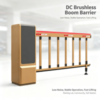 Barrière de stationnement automatique avec télécommande, bande lumineuse LED et accès par carte pour les visiteurs