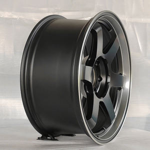 ล้อแม็กซ์รถยนต์สไตล์ <span class=keywords><strong>TE37</strong></span> <span class=keywords><strong>สี</strong></span>ดำ<span class=keywords><strong>ด้าน</strong></span> ขนาด R20x9.0j PCD 6X139.7 ผลิตจากอลูมิเนียมอัลลอย ราคาถูก ขายดี - Product Image 2
