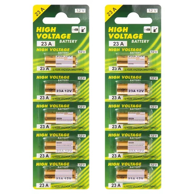 Liju High Quality 12V Non Rechargeable 23A A23 Zinc Manganese Battery for Remote Control Consumer Electronics & Doorbell Alarm