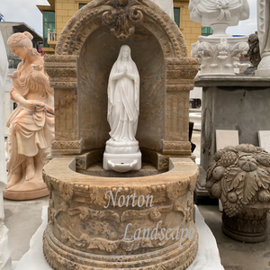 Dekorasi luar ruangan taman marmer Mary air mancur dengan relijius Virgin Mary Patung air fitur - Product Image 3