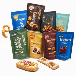 ถุงกาแฟแบบมีซิปด้านล่างแบนปิดได้100ก. 250ก. 500ก. 1กก. ย่อยสลายได้